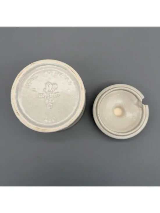 Pfaltzgraff Yorktowne 16oz Stoneware Honey Pot & Lid #480 Blue Lettering - Picture 8 of 9